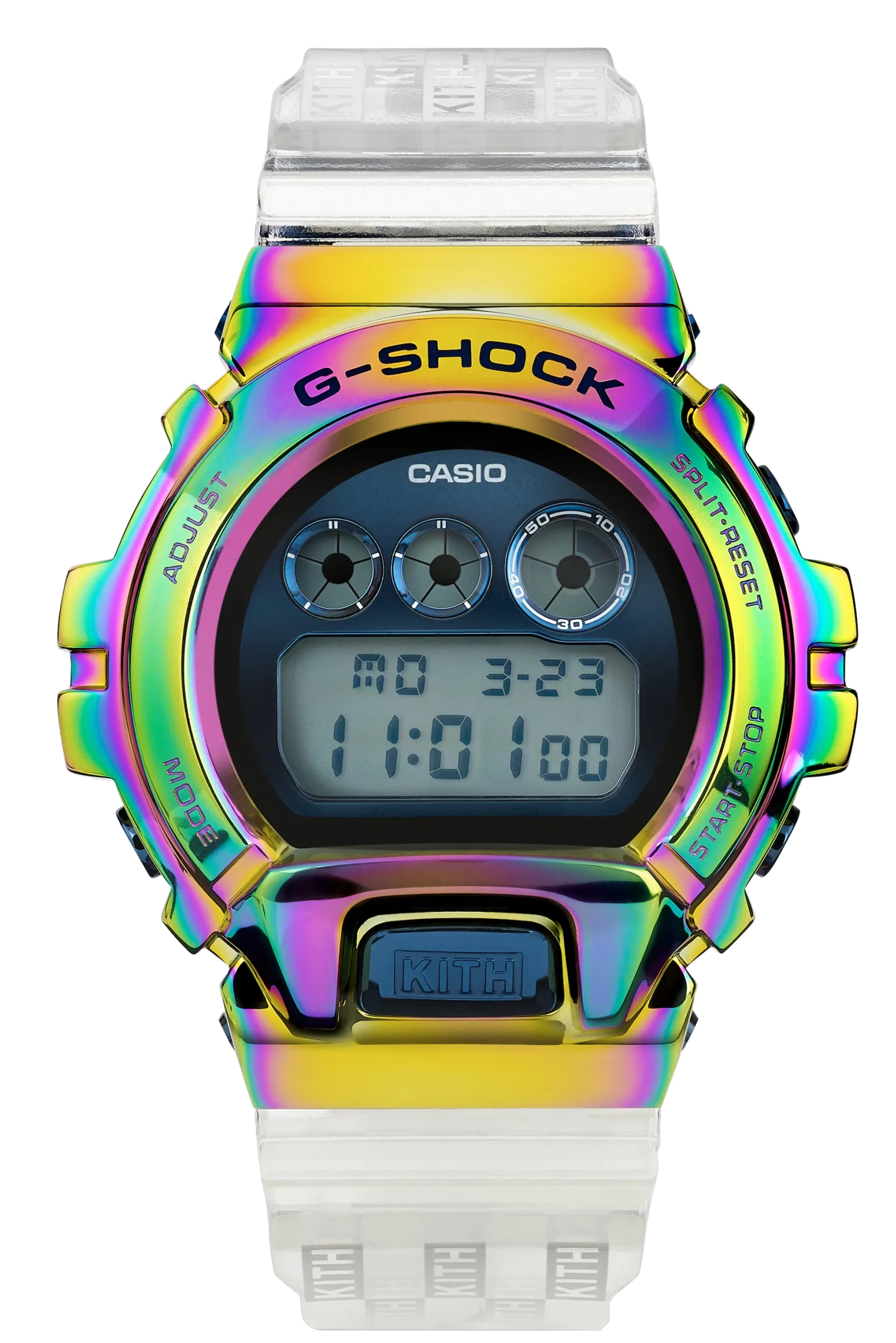 casio g-shock gm-6900-kith-rainbow