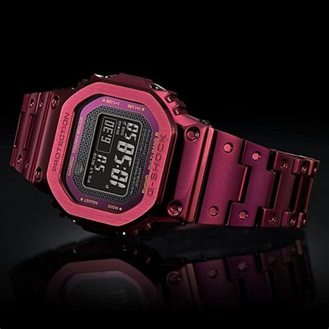 casio g-shock gmw-b5000rd-4 4