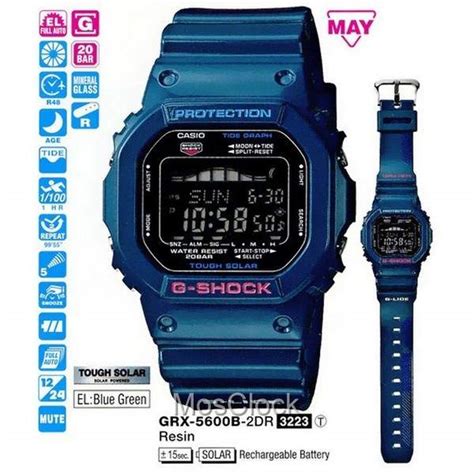 casio g-shock grx-5600b-2 4