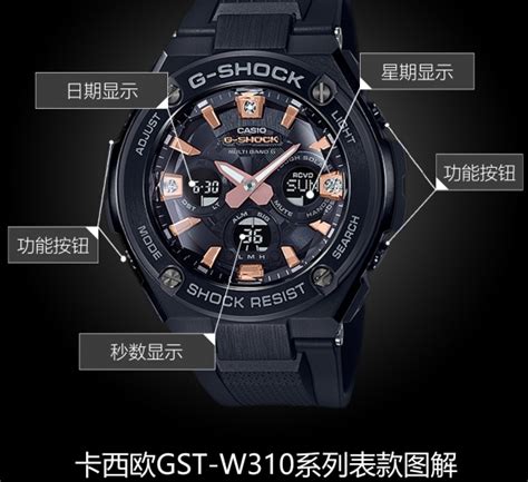 casio g-shock gst-w310bdd-1a 2